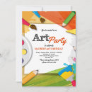 Recherche de pinceaux invitations Fête de peinture