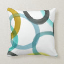 Recherche de cercle bleu coussins Cercles