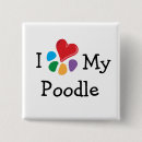 Recherche de caniche badges Patte