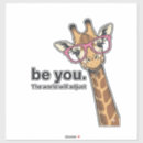 Recherche de girs autocollants Girafe