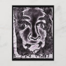 Recherche de visage cartes postales Étrange