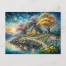 Recherche de lanterne magique cartes postales Automne