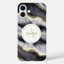 Recherche de noir et or iphone coques Parties scintillant fausse or