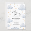 Recherche de moon baby shower invitations Nuage