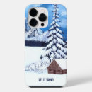 Recherche de hivernal iphone coques Scène hivernale