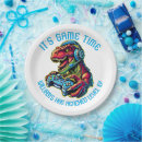 Recherche de dinosaur paper assiettes Anniversaire des garçons