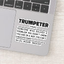 Recherche de professeur de musique autocollants Trompette