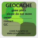 Recherche de geocacher autocollants Géocache