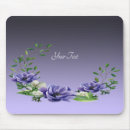 Recherche de pourpre fleur tapis souris Fleurs