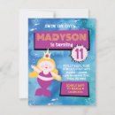 Recherche de blue mermaid invitations Fille