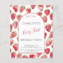 Recherche de sucrerie 11x14 invitations Fraise