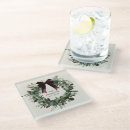 Recherche de verre noël de dessous de dessous de verres Moderne