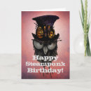 Recherche de steampunk anniversaire cartes Hibou