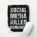 Recherche de médias sociaux tapis souris Drôle