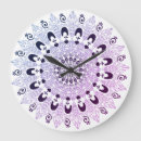 Recherche de mandala bleu horloges Violet