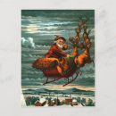 Recherche de père noël vintage cartes postales Dessin