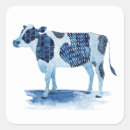 Recherche de vache bleue autocollants Ferme