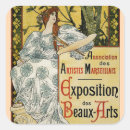 Recherche de art nouveau illustration autocollants Vintage