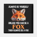 Recherche de renard drôle magnets Animal