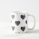 Recherche de noir blanc dessin tasses Pour elle