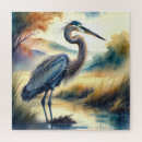 Recherche de peinture de héron Aquarelle