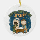 Recherche de joyeux anniversaire jésus ornements Noël
