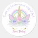 Recherche de anniversaire magique autocollants Anniversaire de la licorne