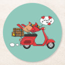 Recherche de scottie dessous de verres Rouge