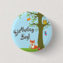 Recherche de anniversaire renard badges Forêt