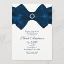 Recherche de blue ribbon invitations Élégant