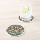 Recherche de motif floral vintage dessous de verres Nature