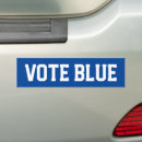 Recherche de vague bleue voiture autocollants Élection