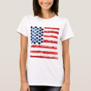Recherche de coeur de rayure tshirts Drapeau américain