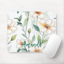 Recherche de fleur blanche tapis souris Verdure