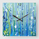 Recherche de motif de musique horloges Bleu