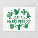 Recherche de cactus drôle cartes postales Plante