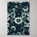 Recherche de floral noir et blanc posters Monochrome