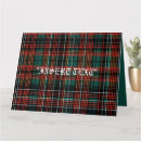 Recherche de tartan vœux cartes Vert