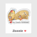 Recherche de canapé autocollants Pomme de terre