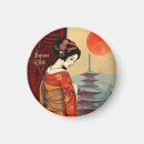Recherche de japonais magnets Geisha