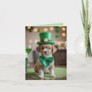 Recherche de verts de shamrock vœux cartes Jour saint patricks