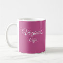 Recherche de rose fuchsia tasses Café