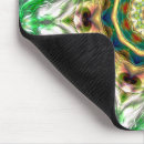 Recherche de mandala bleu tapis souris Vert