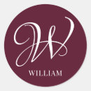 Recherche de bourgogne autocollants Monogramme