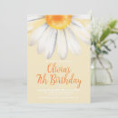Recherche de marguerite orange invitations Petite fille