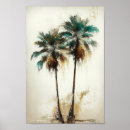 Recherche de palmier tropical posters Vintage