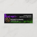 Recherche de eclairage cartes visite Électricien