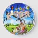 Recherche de joyeuses pâques horloges Lapin