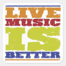 Recherche de directeurs autocollants Musique en direct