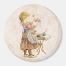 Recherche de petite fille vintage magnets Fleurs